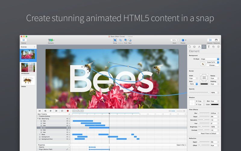Hype 4 Pro v4.1.20 可视化网页设计编辑器