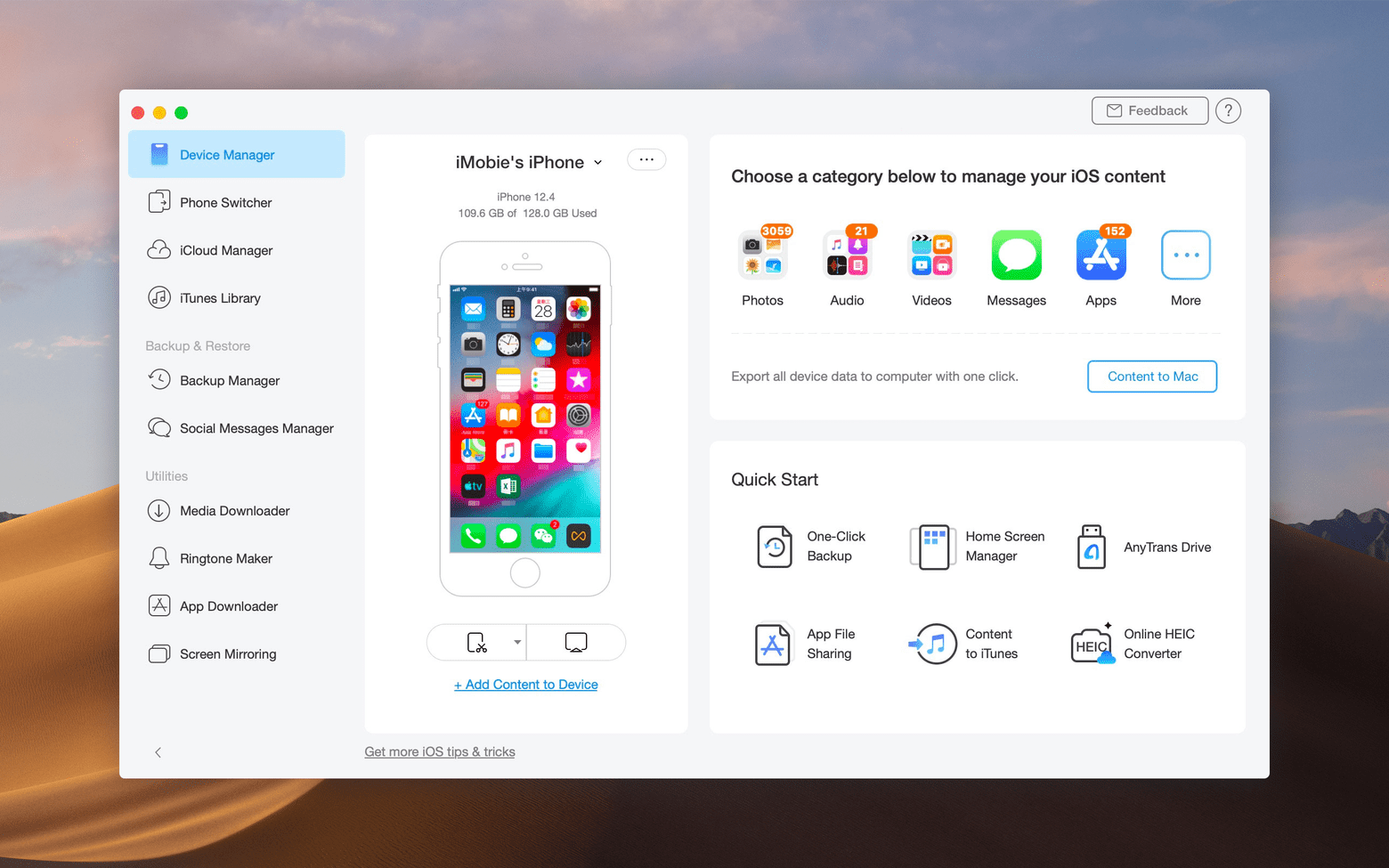 AnyTrans 8.9.4.20221027 比itunes更好用的手机助手