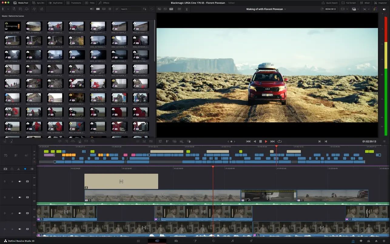 DaVinci Resolve Studio Mac顶级调色软件 多国语言版