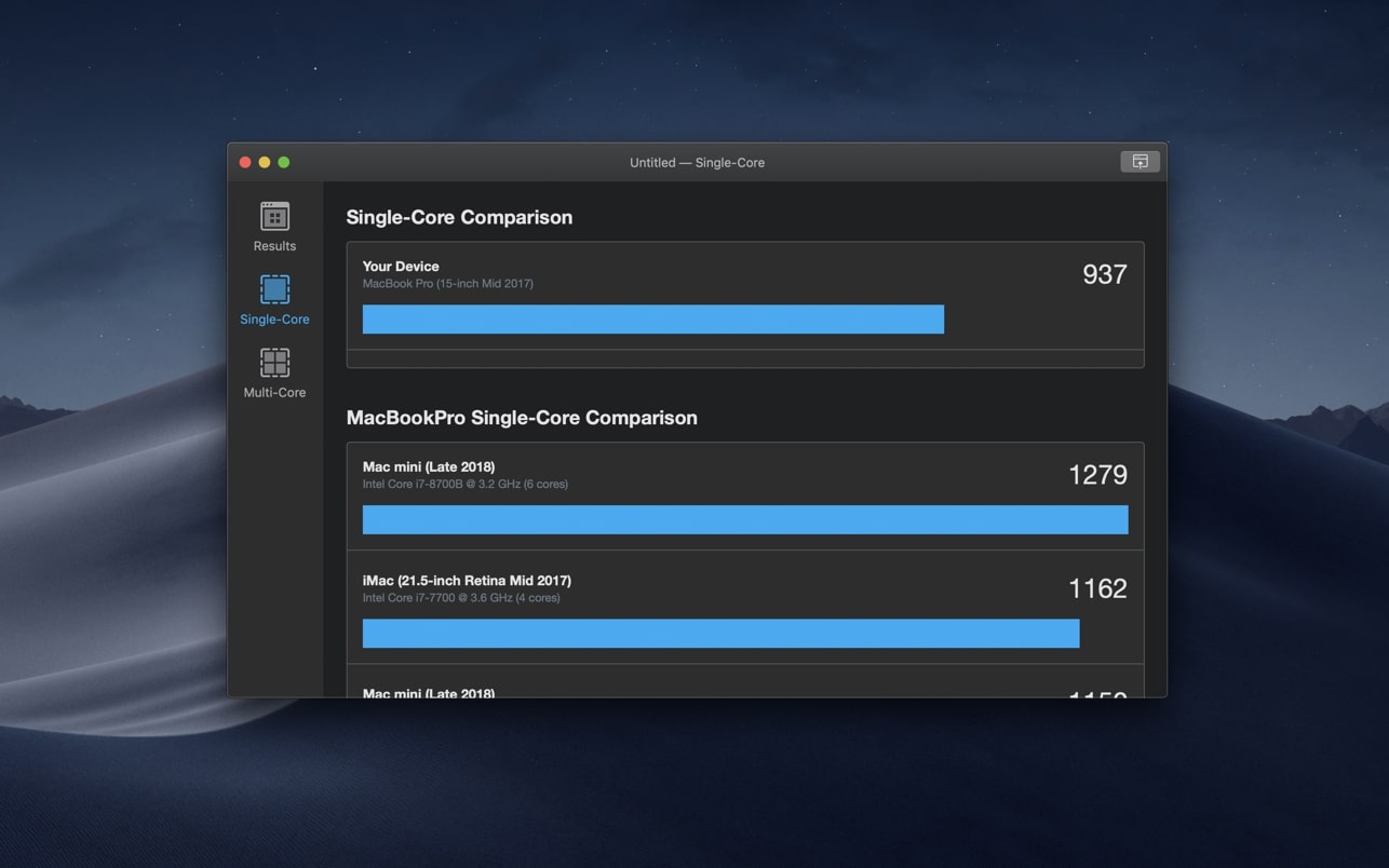 Geekbench mac跑分评测软件
